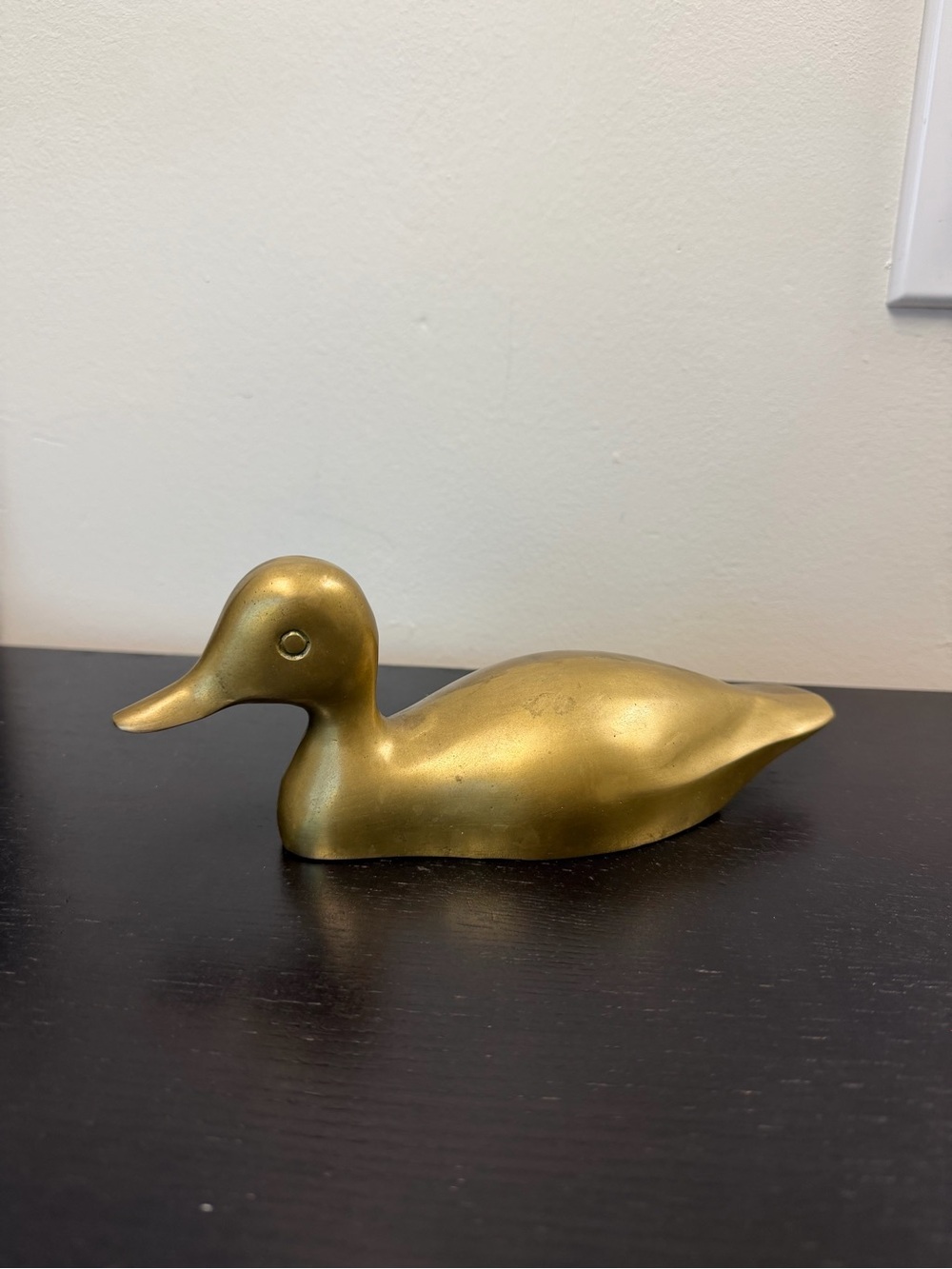 Brass Decorative Duck Sculpture - Home Art Accent